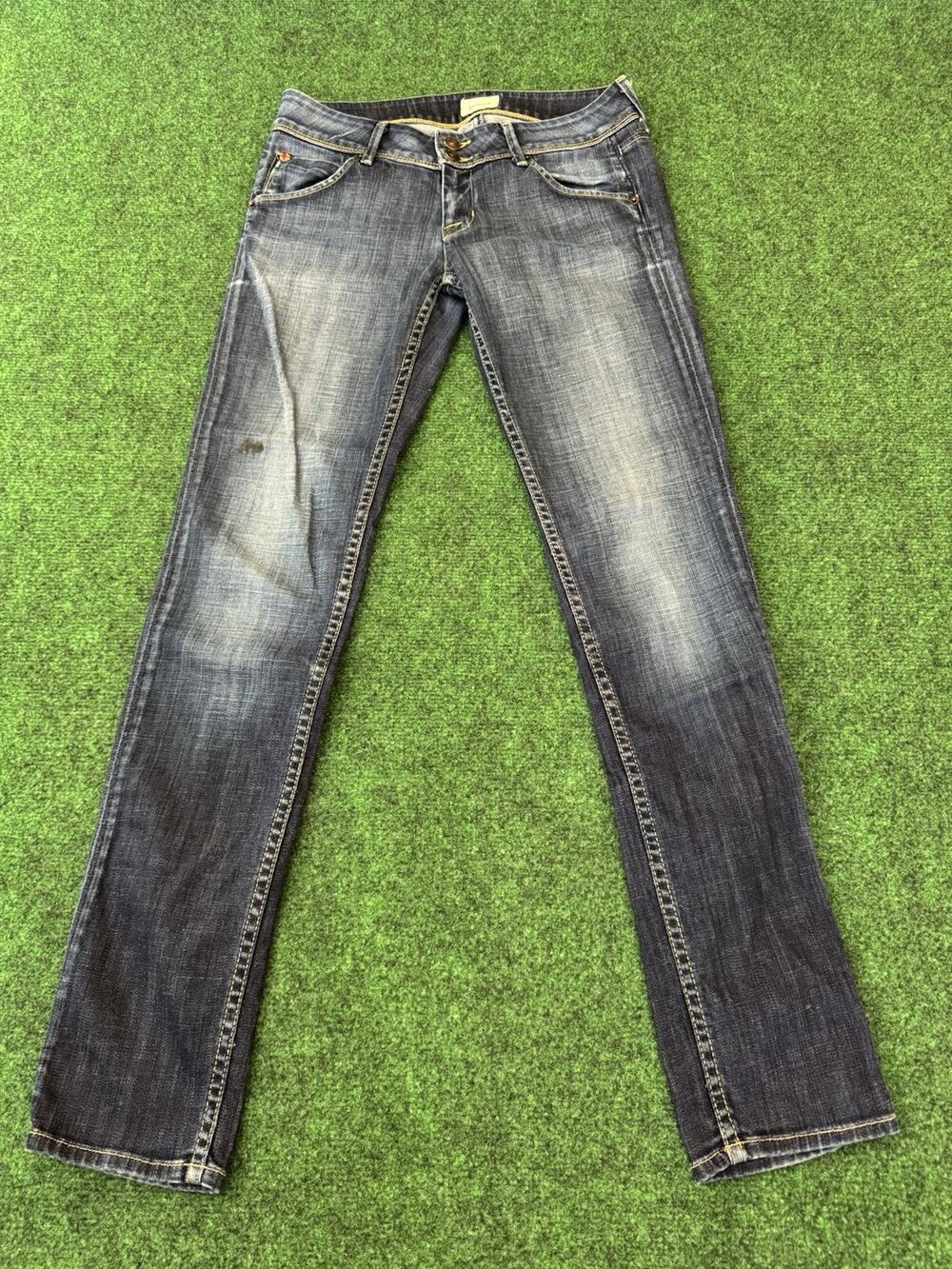 Hudson Women’s Collin Skinny Jeans - Size 27 X30 Blue Flap Pockets W422DHA